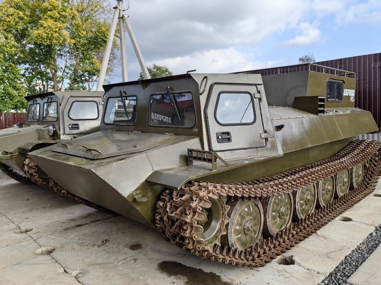 Вездеход ТГМ-1 (МТЛБ) c Жилым модулем