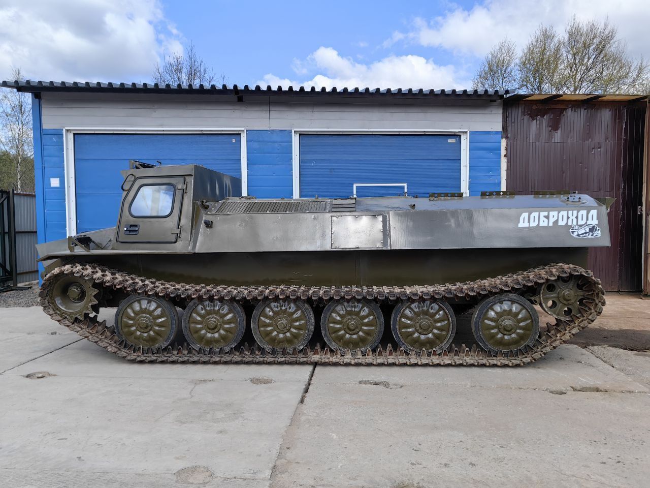 Вездеход ТГМ-1 (МТЛБ) цельнометаллический