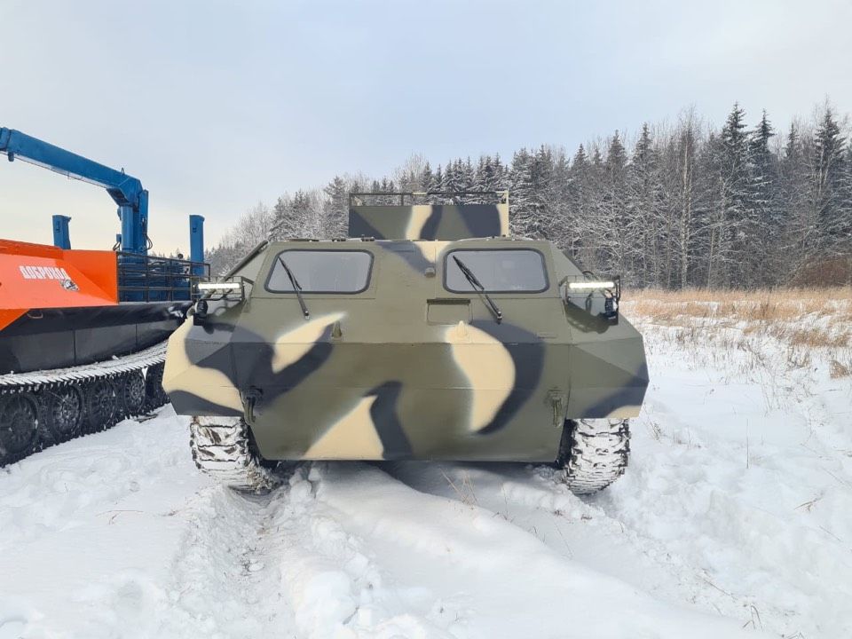 Вездеход ТГМ-27 (МТЛБУ) жилой модуль